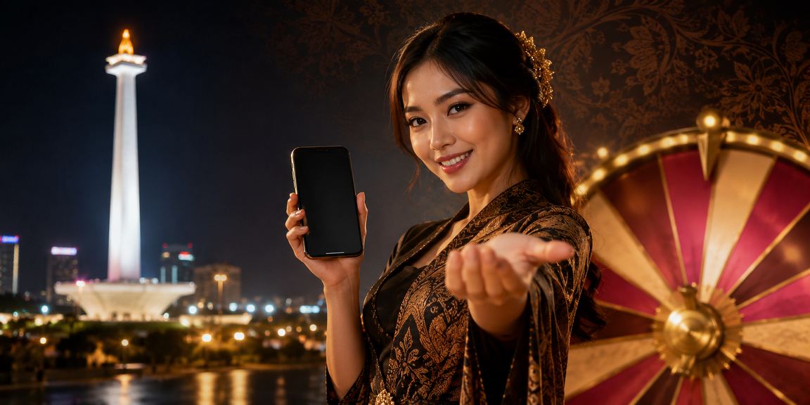 Model menampilkan pengalaman roulette online di platform gunung808
